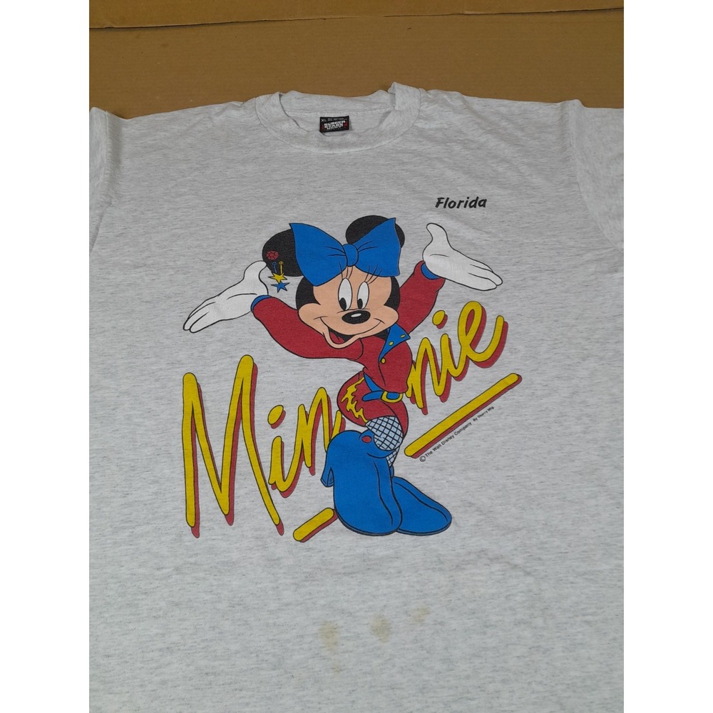 Vtg 80s 90s Minnie Mouse Screen Stars T- Shirt Disney XL Single Stitch US Made